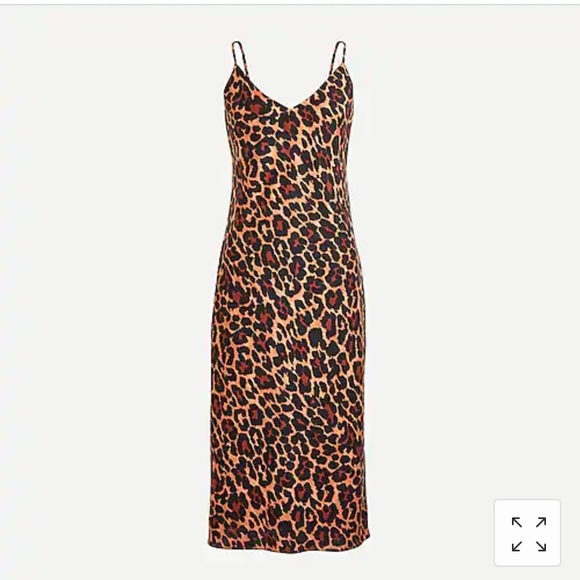 Jcrew Leopard Dress - only worn once - Picture 1 of 3